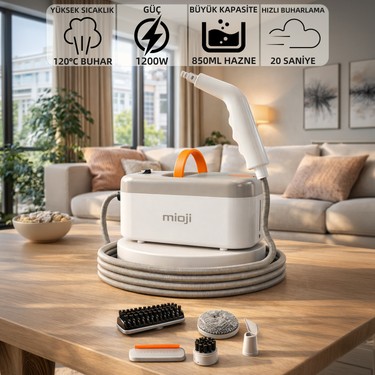 Mioji Mio ST6 20 Saniyede Hızlı Buhar Çıkışı 5.5 Bar 1200W Fiyatı