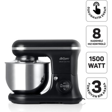 Arzum AR1186 Crust Mix Pro Stand Mikser 5L Kapasiteli 3 Fiyatı