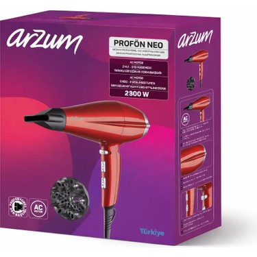 ARZUM PROFÖN NEO PROFESYONEL SAÇ KURUTMA MAKİNESİ AR5049N - 3