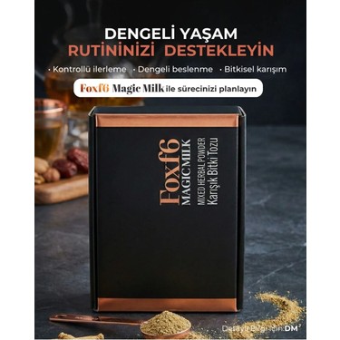 Foxf6 Magic Milk 30'lu Karışık Bitki Tozu Yumuşak Lezzetli Fiyatı