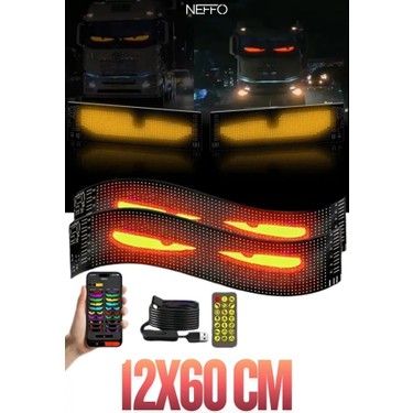Neffo Matrix Şeytan Göz Kayar LED Panel Tabela Uzaktan Fiyatı