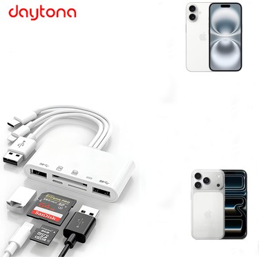 Daytona NK1032 Pro Type-C Lightning Usb-A To 2x Usb3.0 Sd Fiyatı