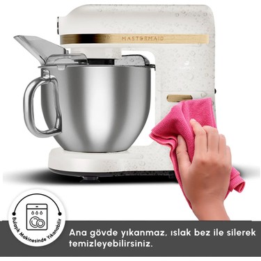 Karaca Mastermaid Chef Pro Çift Kollu Stand Mikser 1750W Fiyatı