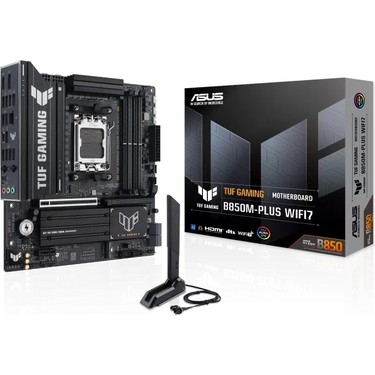 Asus Tuf Gamıng B850M-PLUS Wıfı7 Amd B850 Am5 Ddr5 8000 Dp Fiyatı
