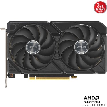 ASUS Radeon RX 9060 XT 8GB OCほぼ新品 Asus Dual Radeon RX 9060 XT DUAL-RX9060XT-8G 8GB GDDR6 128 Fiyatı