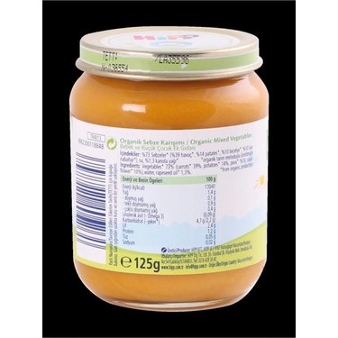 Hipp Organik Kavanoz Maması 6 Adet Sebze Karışımı 125 gr 4. Fiyatı