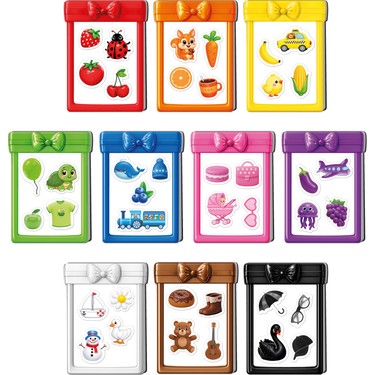 Yükselen Zeka 12-36 Ay PuzzleLab - İlk Renk Eşleştirme Kitabı