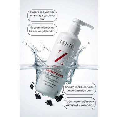 ZENTO Pro Care Absolut Cavıar Care Havyar Bakım Şampuanı 500 Fiyatı