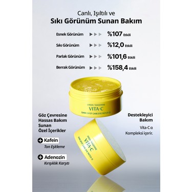 Goodal Tangerine Vita C Eye Gel Patch - Yeşil Mandalina Özlü Fiyatı
