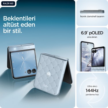 Motorola Razr 60 256 GB 8 GB Ram Swarovski Özel Seri (Moto Fiyatı