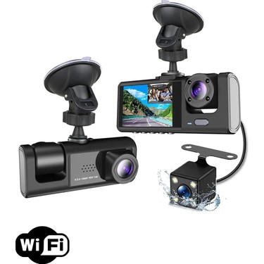 Daytona A98 Blackbox Dvr Wifi Full Hd 1080P 3 Kameralı Araç Fiyatı