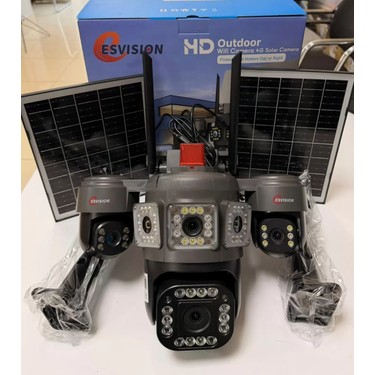 Esvision 7021 4 Kameralı 4g Çift Solar Panel 16X Zoom Dual Fiyatı