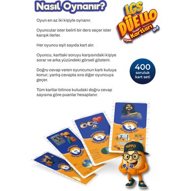 HiperZeka Lgs Düello Kartları 400 Bilgi İçeren 8. Sınıf Kitabı