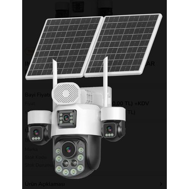 Krntekno INOX-X25--4LENS--18X Zoom--4g--E-Sim--Çift Solar Fiyatı