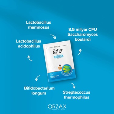 BİOFLOR Orzax Bigflor Probiyotik 10 Sase Mikroorganizma Fiyatı