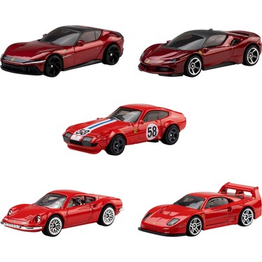 Hot Wheels® 5'li Ferrari Araba Seti JLN12 Fiyatı