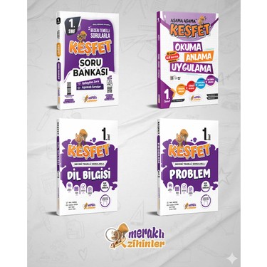 Meraklı Zihinler Yayıncılık 1. Sınıf Soru Bankası+Okuma Kitabı
