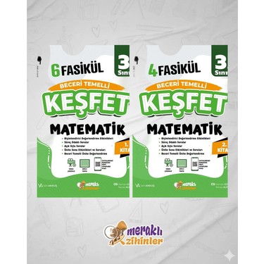 Meraklı Zihinler 3.sınıf Beceri Temelli Matematik(1-2) 10 Kitabı