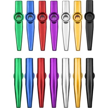 Midex KZ-25X Renkli Full Set Plastik Kazoo 7'li Set Tüm Fiyatı