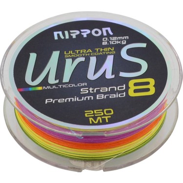 Nippon Urus 8x Braid 250 mt Multi Color Ip Fiyatı