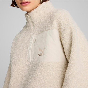 Puma Kadın Kırık Beyaz Classıcs Winterized Half-Zip Fiyatı