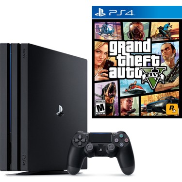 Nintendo Switch PS4 PRO 1TB CUH7000B Sony Playstation 4 Pro CUH-7000 1 TB Siyah Oyun Konsolu GTA Fiyatı