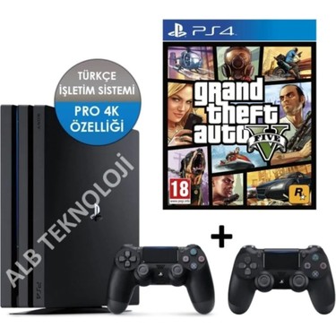 Sony Playstation 4 Pro CUH-7000 1 TB Siyah Oyun Konsolu GTA Fiyatı
