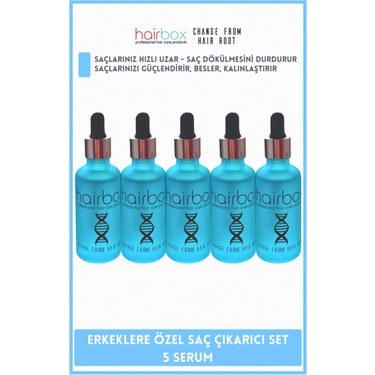 HAİRBOX Erkek Saç Serum, Saç Serum ( 5'li Serum ) Fiyatı