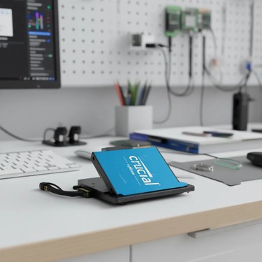 Crucial BX500 500GB SSD 550-500 3D NAND SATA 2.5 Fiyatı