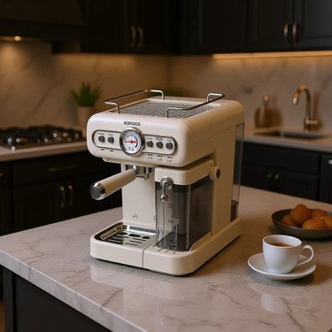 Karaca Vintage Craft Espresso Makinesi 1350W Süt Hazneli Fiyatı