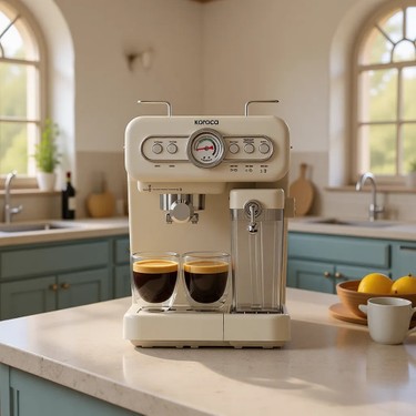 Karaca Vintage Craft Espresso Makinesi 1350W Süt Hazneli Fiyatı