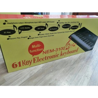 Nemesis Nem-3100 5 Oktav Org 61 Tuş Hassasiyetli Piyano Fiyatı
