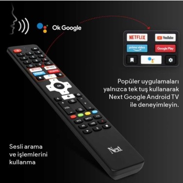 Next YE-32020GG4 32 82 Ekran HD Android TV Düz Ekran Fiyatı