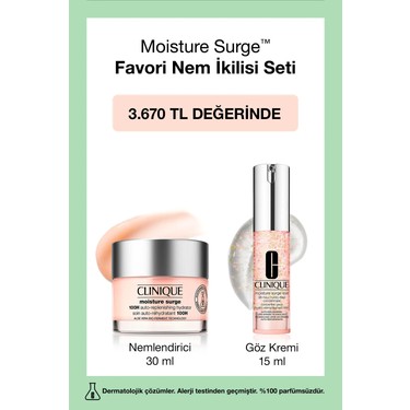 Clinique Moisture Surge™ Favori Nem İkilisi - Nemlendirici Fiyatı