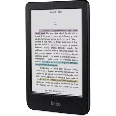 Kobo Clara Colour 6インチ メモリ16GB Kobo Clara Colour 6 E Okuyucu 16 GB Depolama Kapasitesi ve Kitabı