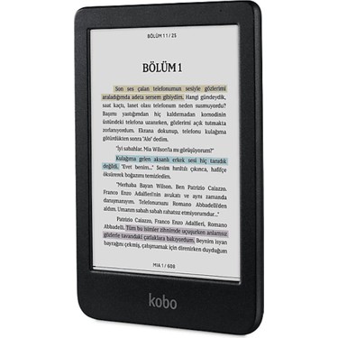 Kobo Clara Colour 6 E Kitap Okuyucu 16 GB Depolama Kitabı