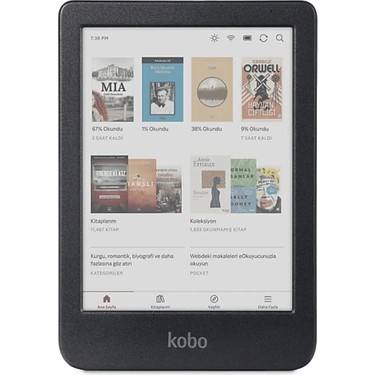 Kobo Clara Colour 6 E Kitap Okuyucu 16 GB Depolama Kitabı