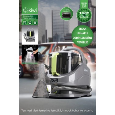 Kiwi KCC-4321 Buharlı Koltuk ve Halı Yıkama Makinesi 1300 W Fiyatı