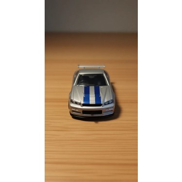 Hot Wheels Nissan Skyline Gt-R (BNR34) 1/64 Ölçekli Brian Fiyatı
