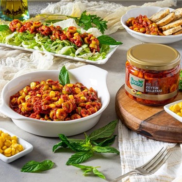 Sosero Ege Zeytin Salatası 300 Cc Yeşil Zeytin İçeren Doğal Fiyatı