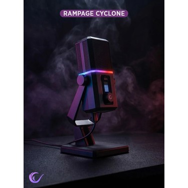 Rampage RA-MP75 CYCLONE Siyah RGB USB Ses Göstergeli Gaming Fiyatı
