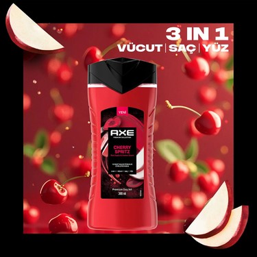 Axe Premium Collection Cherry Spritz Duş Jeli 300 ml X2 3 In Fiyatı