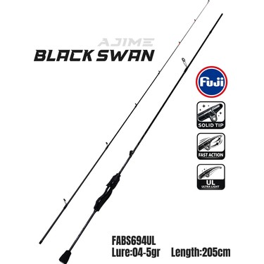 Fujin Ajime Black Swan 205CM 04-5gr Aji Lrf Kamışı Hafif ve Fiyatı