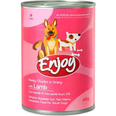 Enjoy Kuzu Etli Köpek Konservesi Sos Içinde Et Parçacıklı Fiyatı