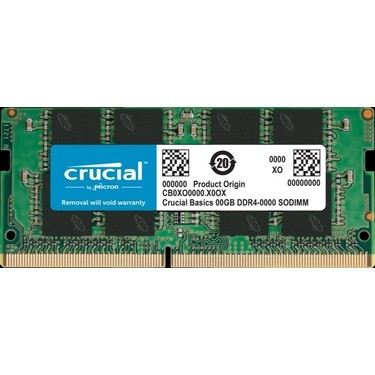 Crucial Basic 16GB 2666MHz DDR4 CB16GS2666 Notebook Ram Fiyatı