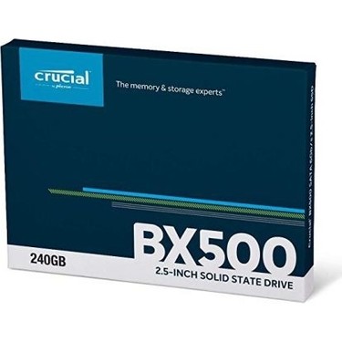 ジャンク Crucial 240GB SSD 2枚 2TB HDD 2台 他3 Crucial BX500 2.5 240GB SATA 3 SSD – 540MB/s Okuma, 500MB/s Fiyatı