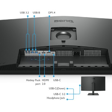 BenQ PD3205U 31,5'' 4K UHD P3 Display HDR10 USB-Type-C Fiyatı