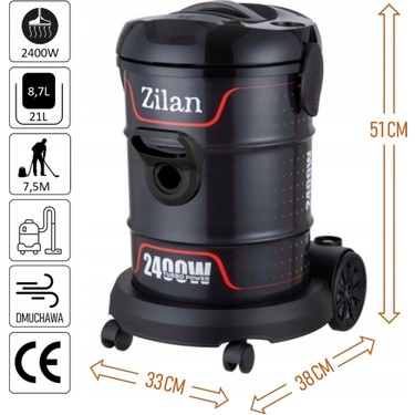Zilan ZLN2006 Profesyonel Elektrikli Torbasız Süpürge | Fiyatı