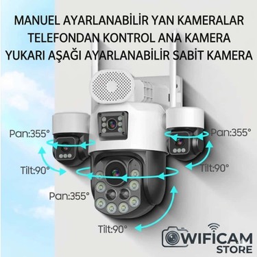 Wificam Inox X25 4 Kameralı Optik Zoom Güneş Enerjili 4g Fiyatı