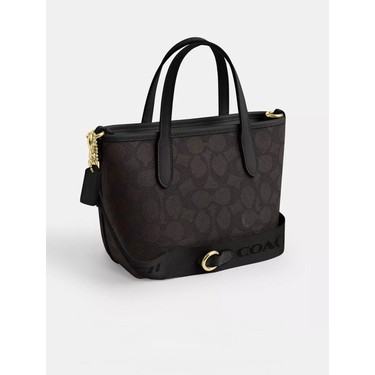 バッグ Coach Mini Signature Soho Tote Bag Black Coach City Mini Tote Kadın Çanta Fiyatı - Taksit Seçenekleri